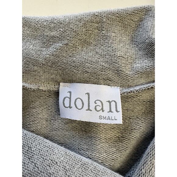 Dolan Open Front Double Breasted Women Gray Cardigan Striped Size Small - Picture 2 of 4